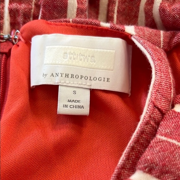 Anthropologie Red and White Jumpsuit Size: Small - Picture 5 of 6
